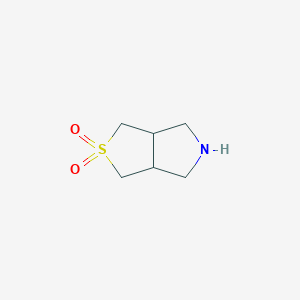 B1448066 hexahydro-1H-thieno[3,4-c]pyrrole 2,2-dioxide CAS No. 1447964-71-7