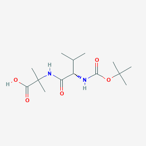 N-(tert-Butoxycarbonyl)-L-valyl-2-methylalanine