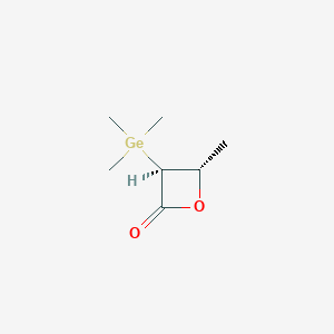 (3S,4S)-4-Methyl-3-(trimethylgermyl)oxetan-2-one