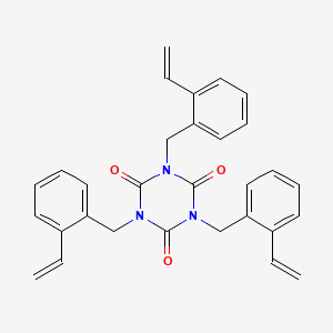 1,3,5-Tris[(2-ethenylphenyl)methyl]-1,3,5-triazinane-2,4,6-trione