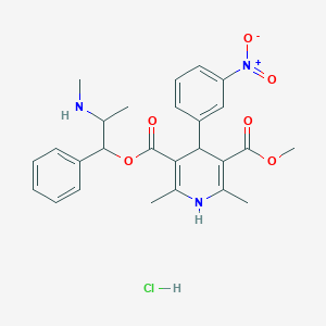 3-(1R,2S)-2-Methylamino-1-phenylpropyl 5-methyl 1,4-dihydro-2,6-dimethyl-(4R)-4-(3-nitrophenyl)pyridine-3,5-dicarboxylate