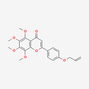 5,6,7,8-Tetramethoxy-2-[4-(prop-2-en-1-yloxy)phenyl]-4h-chromen-4-one