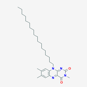 3,7,8-Trimethyl-10-octadecylbenzo[g]pteridine-2,4(3H,10H)-dione