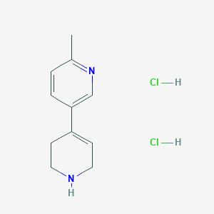 2-Methyl-5-(1,2,3,6-tetrahydropyridin-4-yl)pyridine dihydrochloride