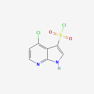 4-chloro-1H-pyrrolo[2,3-b]pyridine-3-sulfonyl chloride