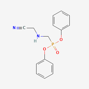 Diphenyl {[(cyanomethyl)amino]methyl}phosphonate