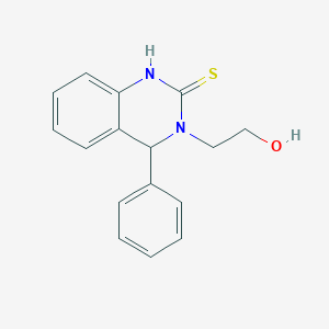 3-(2-Hydroxyethyl)-4-phenyl-3,4-dihydroquinazoline-2(1H)-thione