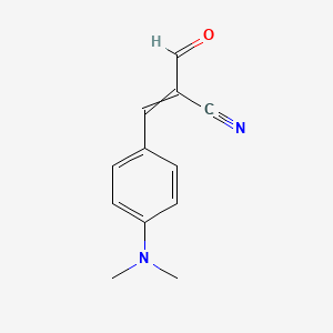 3-[4-(Dimethylamino)phenyl]-2-formylprop-2-enenitrile