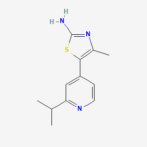 5-(2-Isopropylpyridin-4-yl)-4-methylthiazol-2-amine