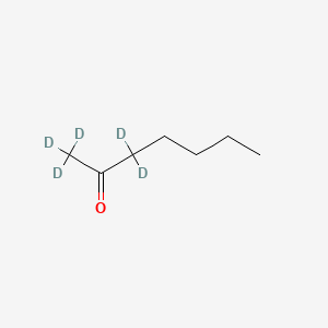 molecular formula C7H14O B1448131 2-Heptanon-1,1,1,3,3-D5 CAS No. 24588-56-5