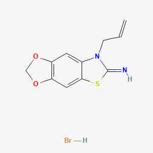 7-allyl-[1,3]dioxolo[4',5':4,5]benzo[1,2-d]thiazol-6(7H)-imine hydrobromide