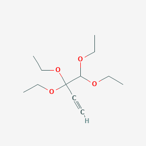 molecular formula C12H22O4 B1448148 3,3,4,4-Tetraethoxybut-1-yne CAS No. 851900-14-6