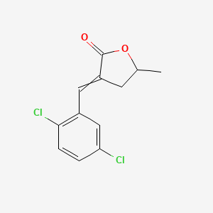 3-[(2,5-Dichlorophenyl)methylidene]-5-methyloxolan-2-one