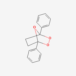 molecular formula C16H14O3 B14481601 1,4-Diphenyl-2,3,7-trioxabicyclo[2.2.1]heptane CAS No. 71121-93-2