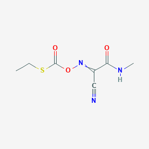 2-Cyano-2-({[(ethylsulfanyl)carbonyl]oxy}imino)-N-methylacetamide