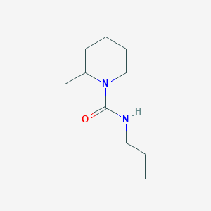 molecular formula C10H18N2O B14481672 2-Methyl-N-(prop-2-en-1-yl)piperidine-1-carboxamide CAS No. 67626-43-1