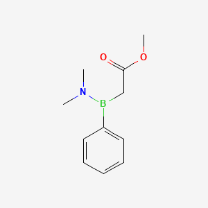 Methyl [(dimethylamino)(phenyl)boranyl]acetate