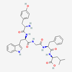 L-Tyrosyl-D-tryptophylglycyl-L-phenylalanyl-L-leucine