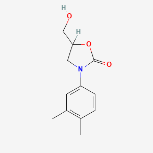 3-(3,4-Dimethylphenyl)-5-(hydroxymethyl)-2-oxazolidinone