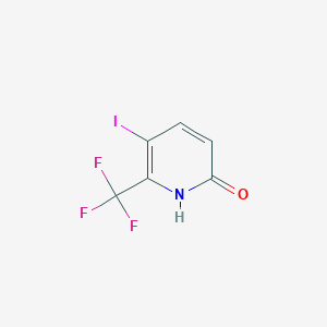 molecular formula C6H3F3INO B1448175 5-碘-6-(三氟甲基)吡啶-2-醇 CAS No. 1227515-14-1