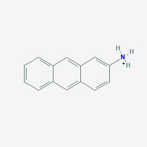 molecular formula C14H12N+ B14481969 Anthracen-2-aminium CAS No. 70902-55-5