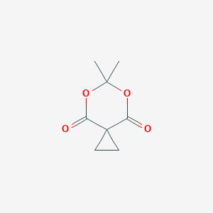 B144821 6,6-Dimethyl-5,7-dioxaspiro[2.5]octane-4,8-dione CAS No. 5617-70-9