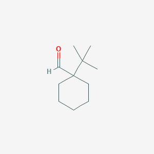 molecular formula C11H20O B14482101 1-tert-Butylcyclohexane-1-carbaldehyde CAS No. 66261-96-9