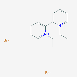 molecular formula C14H18Br2N2 B14482112 1,1'-Diethyl-2,2'-bipyridin-1-ium dibromide CAS No. 65193-13-7