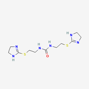 N,N'-Bis{2-[(4,5-dihydro-1H-imidazol-2-yl)sulfanyl]ethyl}urea