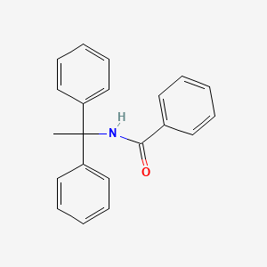 molecular formula C21H19NO B14482291 N-(1,1-diphenylethyl)benzamide CAS No. 64589-06-6