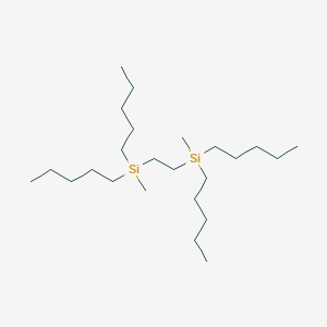 molecular formula C24H54Si2 B14482332 (Ethane-1,2-diyl)bis[methyl(dipentyl)silane] CAS No. 64100-23-8