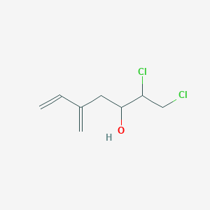 1,2-Dichloro-5-methylidenehept-6-EN-3-OL