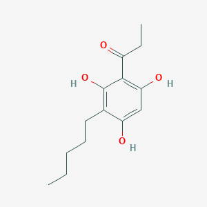 1-(2,4,6-Trihydroxy-3-pentylphenyl)propan-1-one