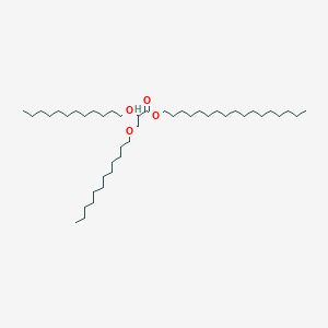 molecular formula C44H88O4 B14482404 Heptadecyl 2,3-bis(dodecyloxy)propanoate CAS No. 64713-56-0