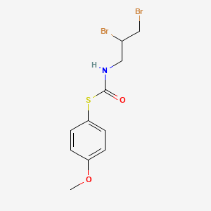 S-(4-Methoxyphenyl) (2,3-dibromopropyl)carbamothioate