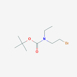 molecular formula C9H18BrNO2 B1448247 (2-Bromoethyl)-ethylcarbamic acid tert-butyl ester CAS No. 1508841-86-8