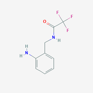 N-[(2-Aminophenyl)methyl]-2,2,2-trifluoroacetamide