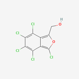 (3,4,5,6,7-Pentachloro-2-benzofuran-1-yl)methanol