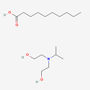 Decanoic acid isopropyldiethanolamine salt