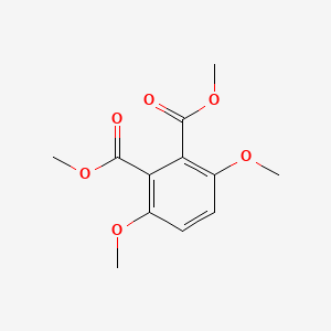 molecular formula C12H14O6 B14482578 Dimethyl 3,6-dimethoxyphthalate CAS No. 65489-47-6