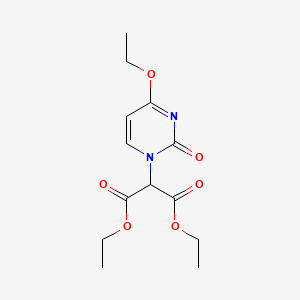 Diethyl (4-ethoxy-2-oxopyrimidin-1(2H)-yl)propanedioate