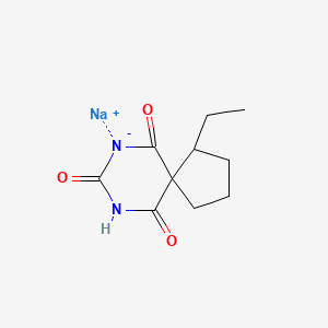 Sodium 1-ethyl-7,9-diazaspiro(4.5)decane-6,8,10-trione