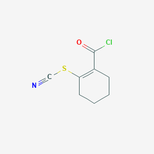 2-(Chlorocarbonyl)cyclohex-1-en-1-yl thiocyanate