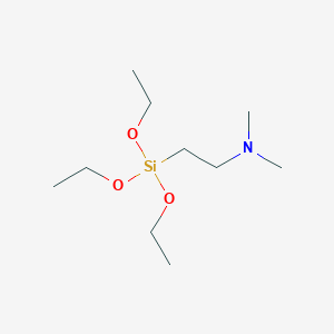 molecular formula C10H25NO3Si B14482628 N,N-Dimethyl-2-(triethoxysilyl)ethan-1-amine CAS No. 65411-99-6