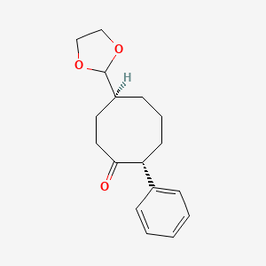 (2R,6S)-6-(1,3-dioxolan-2-yl)-2-phenylcyclooctan-1-one