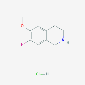 7-Fluoro-6-methoxy-1,2,3,4-tetrahydroisoquinoline hydrochloride