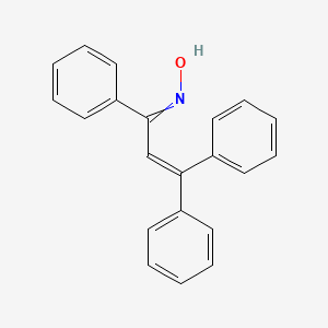 N-(1,3,3-Triphenylprop-2-en-1-ylidene)hydroxylamine