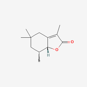 (7R,7aR)-3,5,5,7-Tetramethyl-5,6,7,7a-tetrahydro-1-benzofuran-2(4H)-one