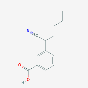 3-(1-Cyanopentyl)benzoic acid