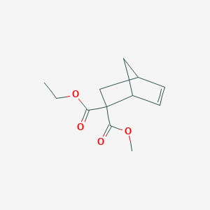 molecular formula C12H16O4 B14482931 2-Ethyl 2-methyl bicyclo[2.2.1]hept-5-ene-2,2-dicarboxylate CAS No. 65132-78-7